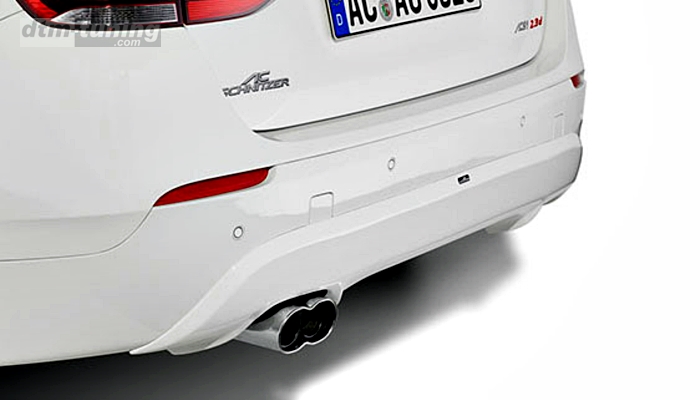 BMW X1 Schnitzer юбка заднего бампера